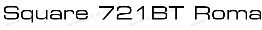 Square 721BT RomanCo字体转换